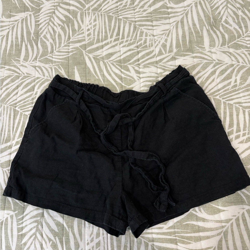 Women's Black Casual Shorts